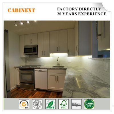 White Solid Wood Ready to Assemble Kitchen Cabinets on Sale