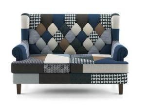 Modern Wooden Leisure Fabric Home Office Hotel Garden Outdoor Furniture High Back Recliner Sofa Set for Living Room and Bedroom