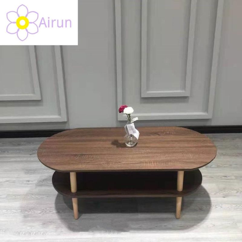 Double Layer New Style Modern Style Console Table White Living Room Furniture Wooden Coffee Table Sitting Room Coffee Table