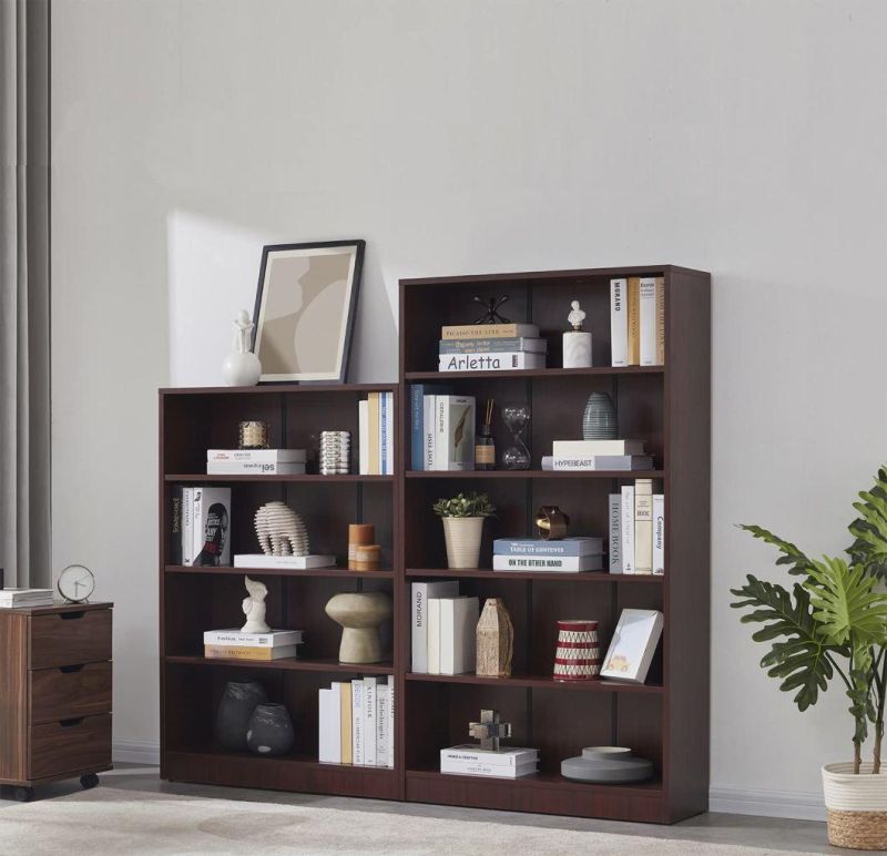 Bookcases and Book Shelves 5 Shelf Storage Bookshelf 60 Inch High Book Shelves for Office and Bedroom