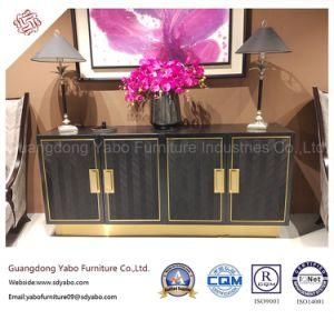 Delicate Hotel Furniture for Living Room with Console Cabinet (3674)