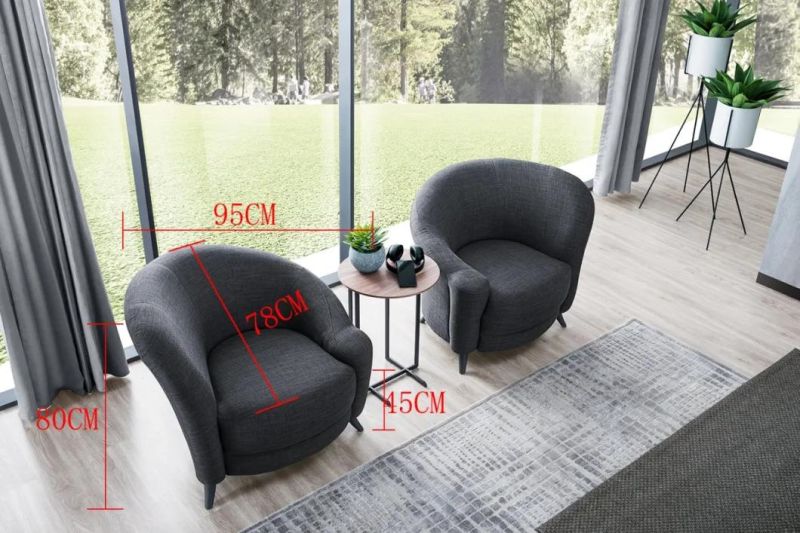 Leisure Furniture Living Room Furniture Fabric Sofa Crf24
