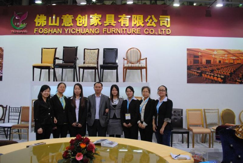 Modern Aluminum Wood Grain Restaurant Chair for Dining Room (YC-E62)