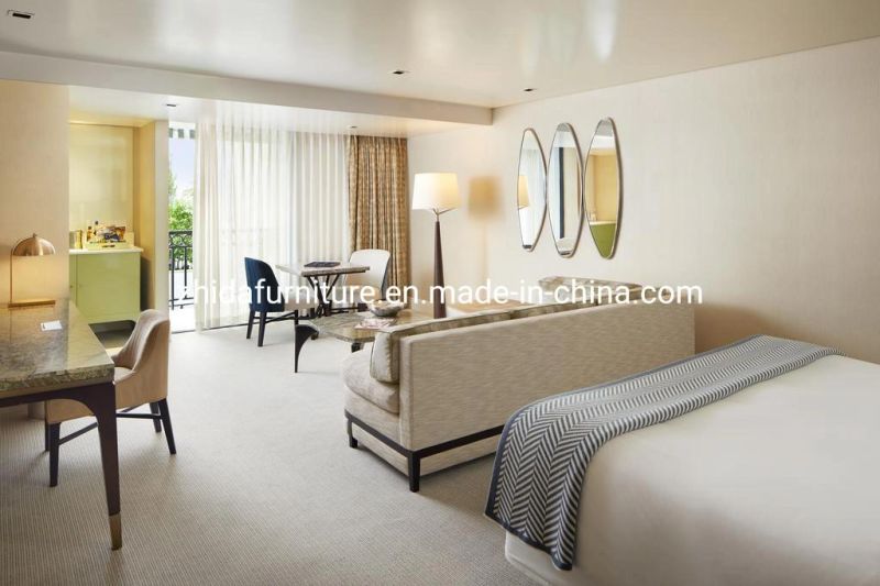 5 Star Luxury Modern Double Customized Wooden Hotel Bedroom Furniture