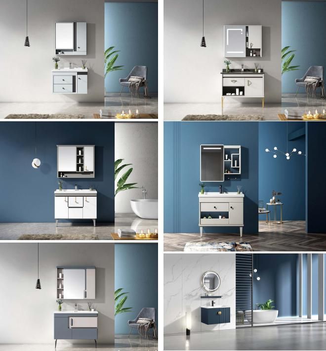 Modern Bathroom Products Cabinet PVC Vanity