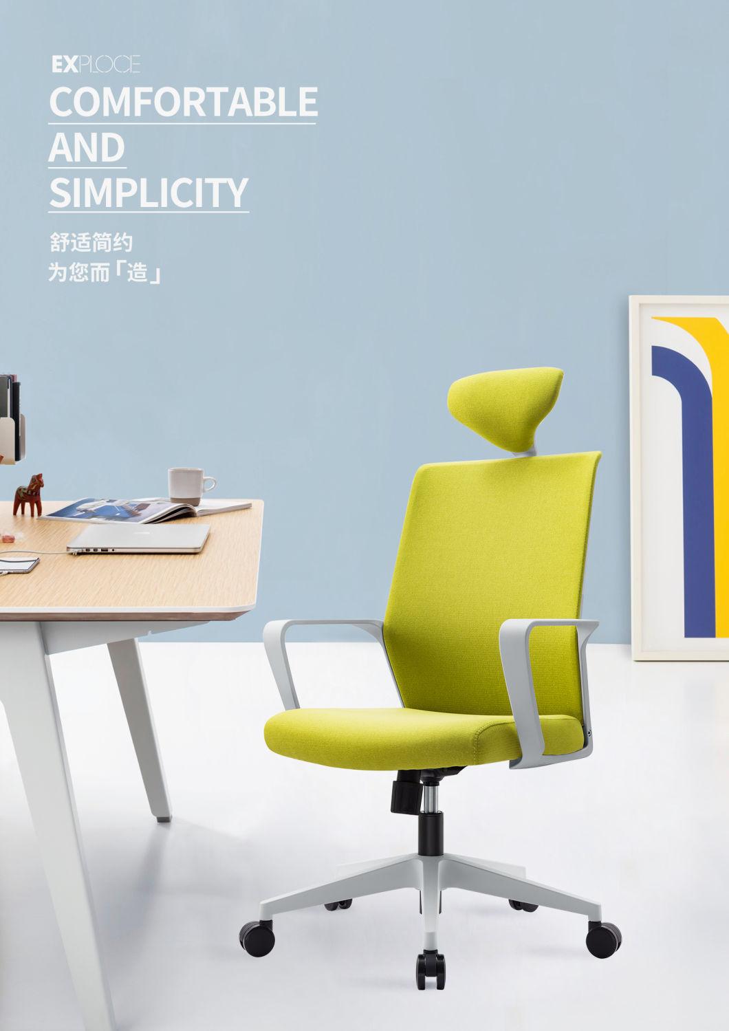 Modern Ergonomic MID-Back Design Fabric Office Executive Manager Computer Swivel Chair Furniture
