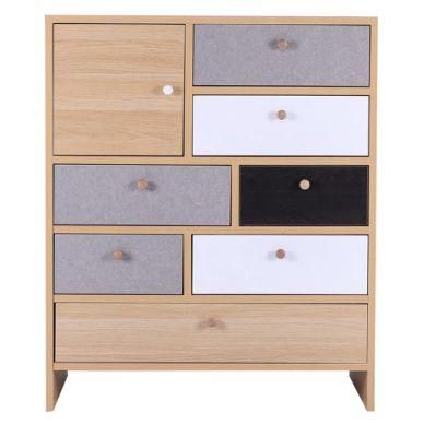 Wood Storage Drawers Cabinet