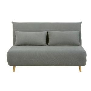 Double Modern Chinese Foldable Wooden Leisure Fabric Home Hotel Office Garden Dining Room Outdoor Living Room Bedroom Furniture Sofa Bed
