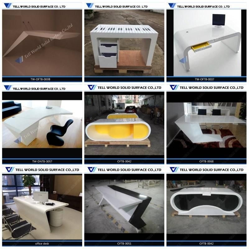 2016 Custom Made Modern Executive Design 1200 Standard Measurement Photos Solid Surface Modern Office Table