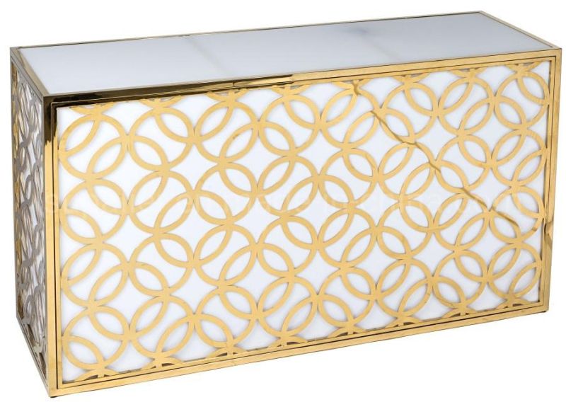 Outdoor Lighting Bar Table Party Gold Table