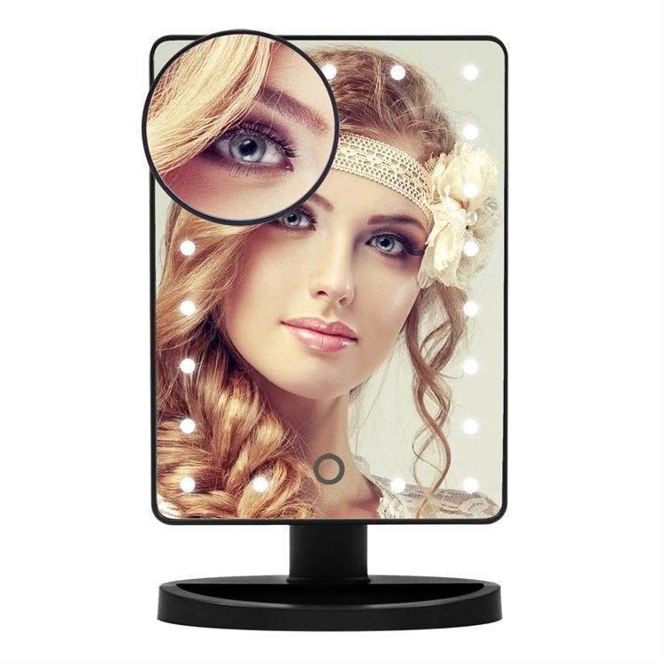 Desk Makeup LED Mirror with Custom Logo