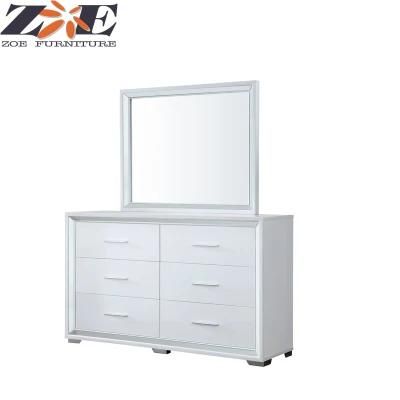 Global Hot Selling Bedroom Mirrored Dressing Table with Mirror