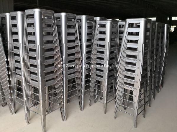 26 Inch Modern Metal Restaurant Cafe Home Dining Chair Bar Stool (ZG21-029)