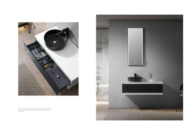 Wholesale Wall-Mounted MDF Bathroom Furniture with Factory Price