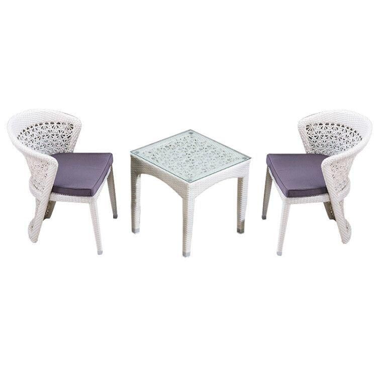 Wholesale Customized Modern Outdoor PE Rattan Chair and Coffee Table Furniture