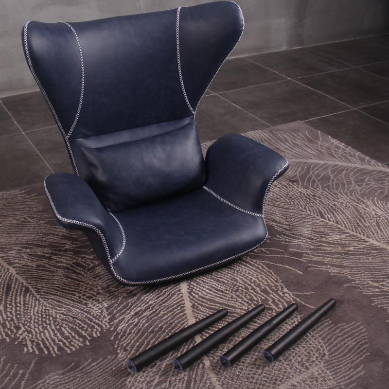 Living Room Furniture Italian Modern Leather Fabric Leisure Contemporary Lesure Chair for Sale
