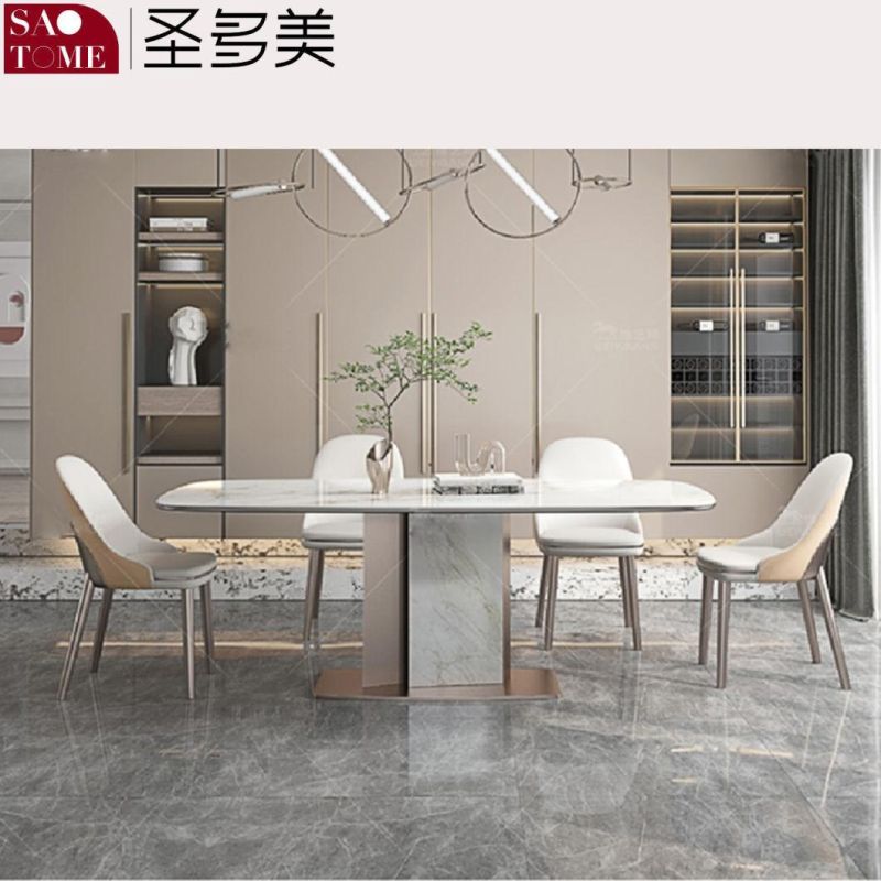Modern Simple Rock Furniture Moran Purple Dining Table