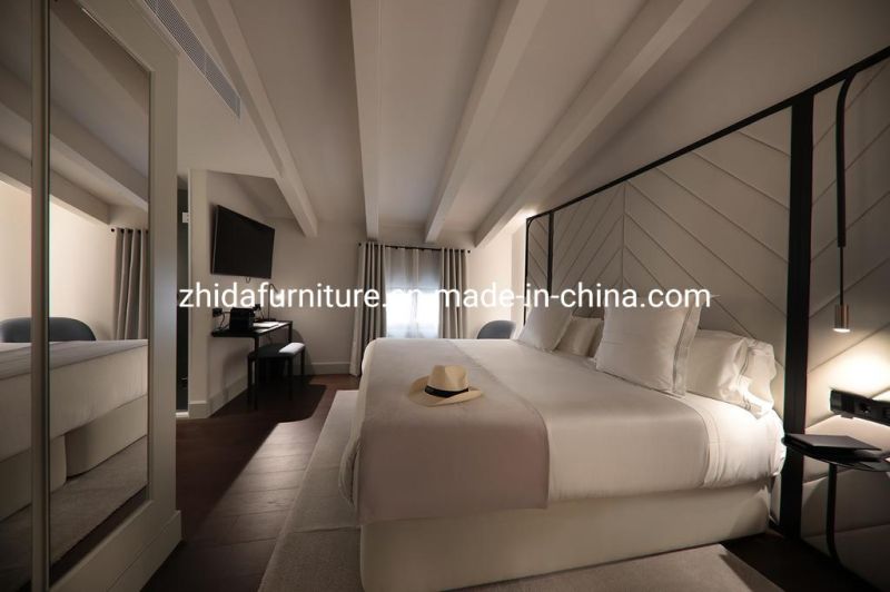 5 Star Hampton Inn New Design Luxury Villa Apartment Hotel Living Room Bedroom Furniture King Size Bed