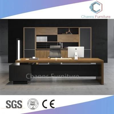 Modern Office Furniture L Shape Executive Computer Table Manager Office Desk (CAS-DA38)