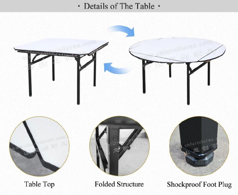 Yc-T06 Folding Tables, Round Tables, and Square Tables Are for Hotel Use.