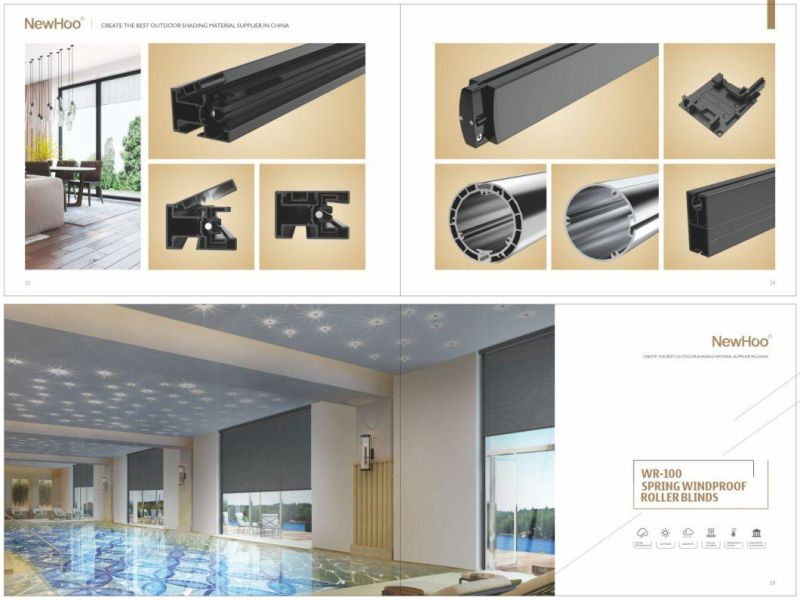 Superior Quality Aluminum Exterior Blind Exterior Decorative for Security Roller Blind Metal Shutter High Performance Superior Quality Customized Color