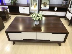 Wholesale Customized Modern Industrial Solid Wood Coffee Table Furniture