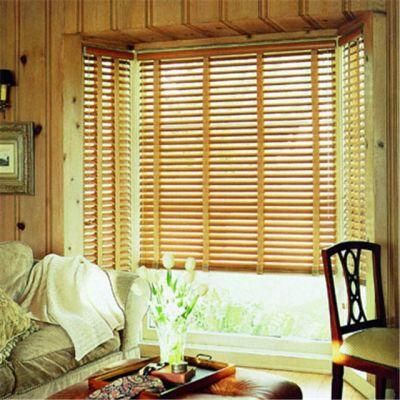 25mm Paulownia/PVC Venetian Blinds for Villa&amp; Office&Home Decoration