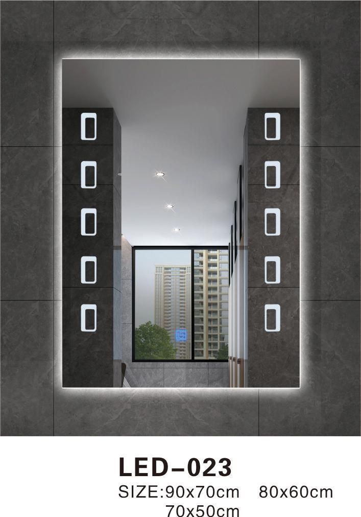 Wall Mounted Bathroom LED Light Mirror