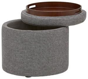 Modern Chinese Leisure Fabric Wooden Hotel Office Home Living Room Outdoor Garden Kids Furniture Ottoman Storage Pouf Sofa Chair for Bedroom