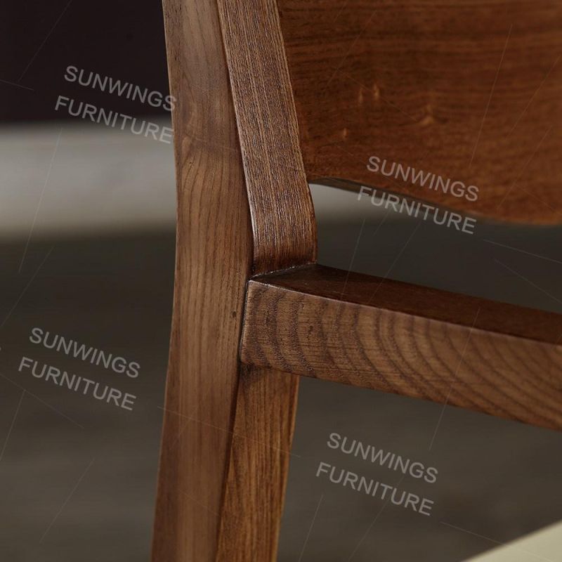 Nordic Ash Wood Chair Cushion Chair From Solid Wood Furniture Factory
