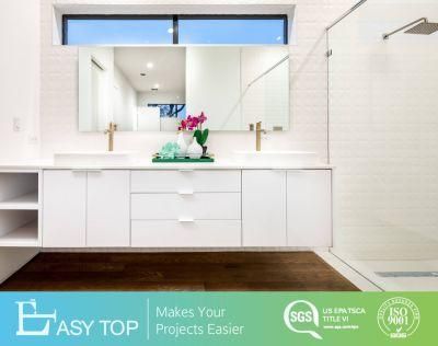 Contemporary White Wall Hung Mount Bathroom PVC Vanities