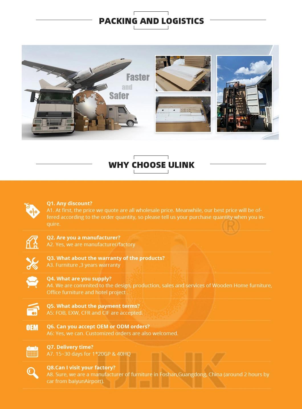 Modern Design Double Size Bed with Export Package