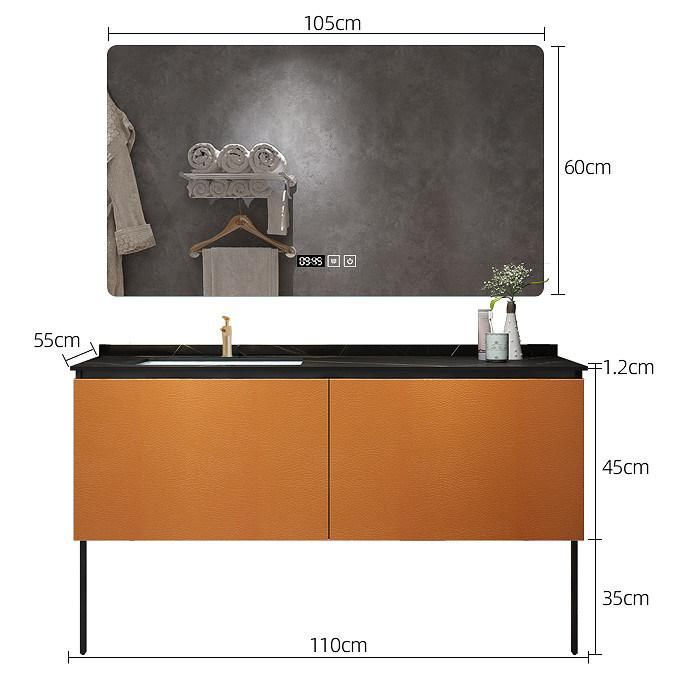 Hotel Bathroom Furniture Melamine Wash Basin Modern Bathroom Vanity Cabinet