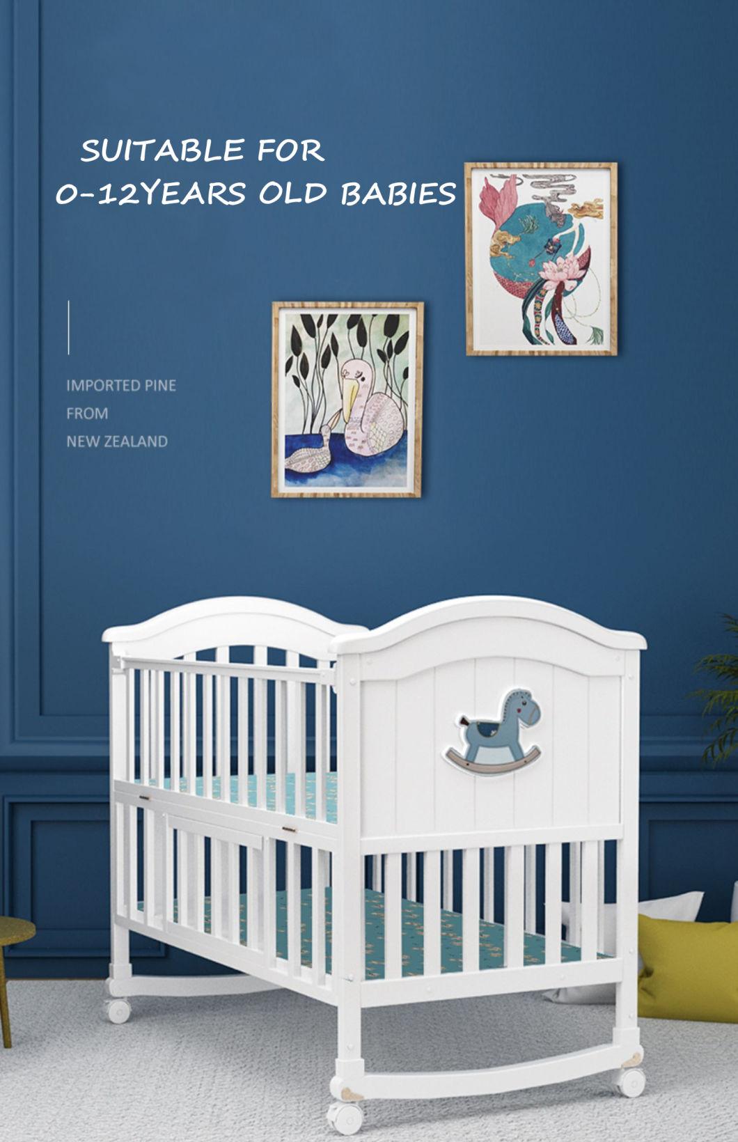 Convertible Baby Crib Furniture Sets Bed Extender and Changeable