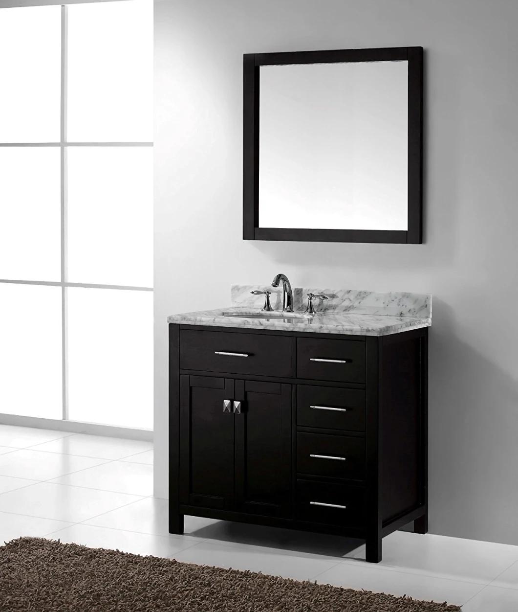 Factory Supply Hot Sale Set Furniture Solid Wood One Piece Bathroom Sinks Handmade Hangzhou PVC Bathroom Cabinet