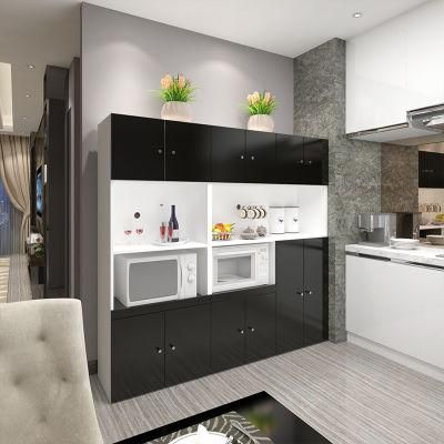 Factory Professional Free Custom Design Home Modular PVC Wooden Kitchen Cabinet