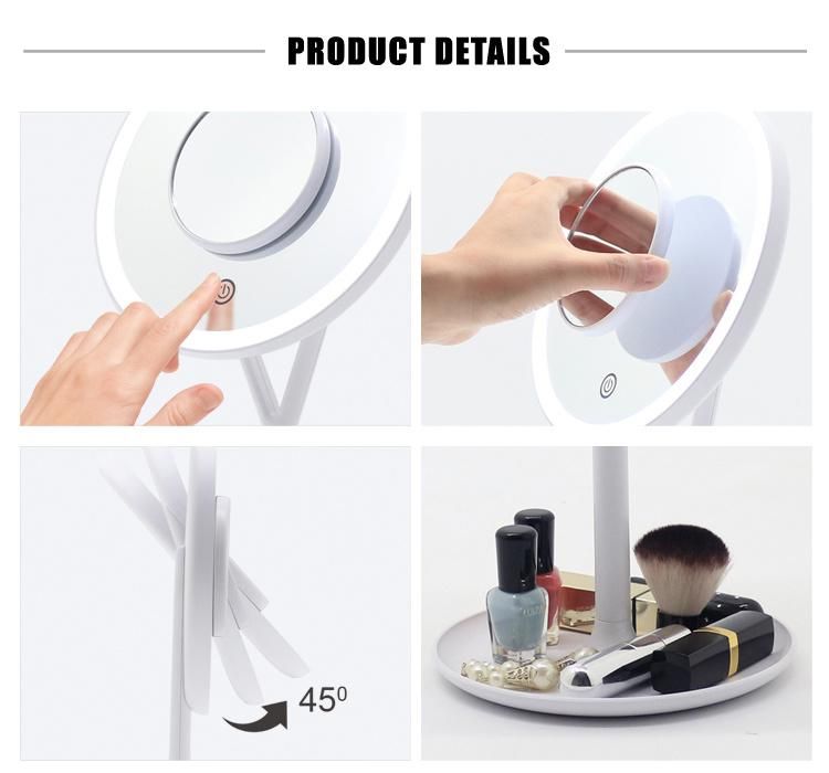 Bedroom Furniture LED Lighted Makeup Mirror