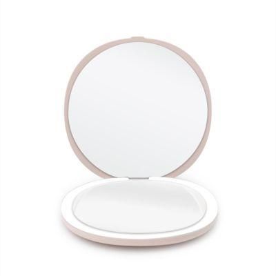 Hot Selling Rechargeable Portable Makeup Mirror LED Pocket Mirror
