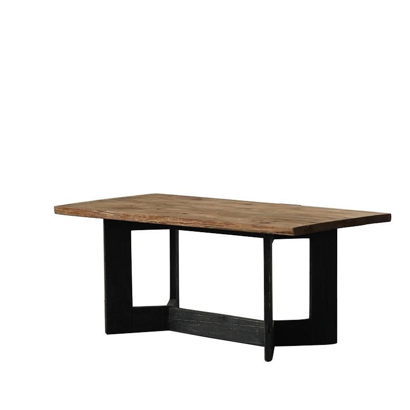 Furniture Modern Furniture Wood Cabinet Home Furniture Wooden Furniture Wood Hot Selling Dining Room Homemade Black Leg Dining Table