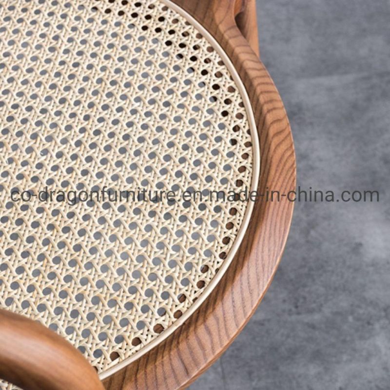 Hot Sale Wholesale Solid Wood Rattan Wick Dining Chair Furniture