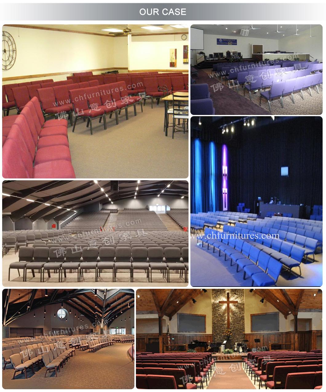 Yc-G81-01 2019 Red Interlocking Used Cheap Church Chairs