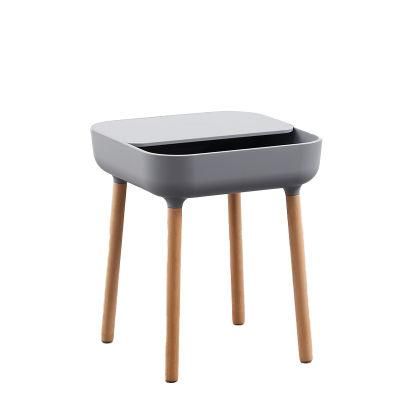 Wholesale Home Living Room Bedroom Furniture PP Plastic Colorful Multifuction Use Cafe Table Side Table for Indoor