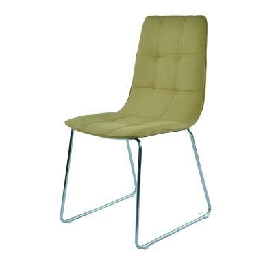 Hot Sale High Quality Home Furniture Fabric Front PU Back Dining Chair