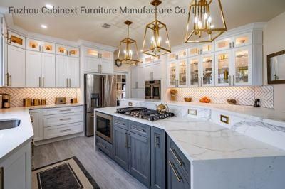 Plywood Three Section Track Cabinext Kd (Flat-Packed) Customized Cabinet Kitchen Cabinets