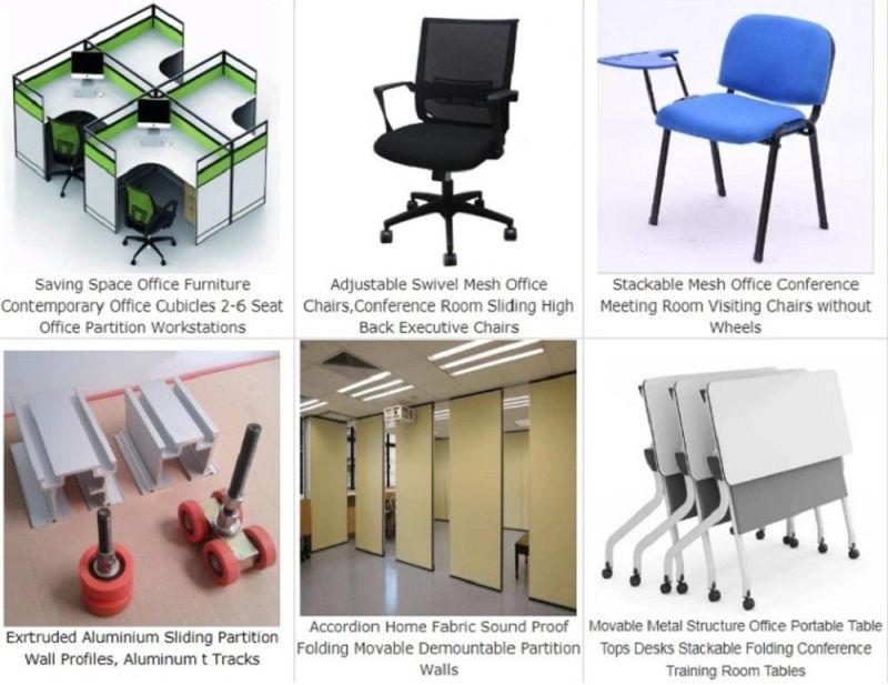 Modern Office Sound Proof Collapsing Folding Wall Movable Partitions