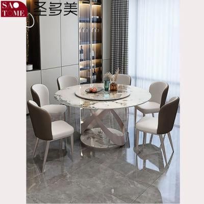 Simple Round Home Restaurant Dining Room Furniture Table