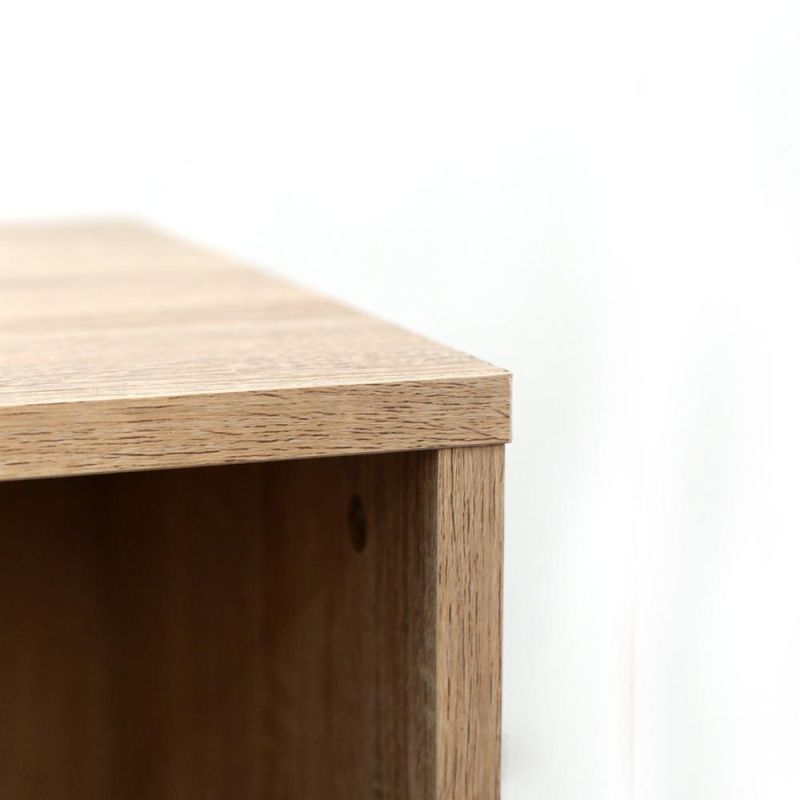 Small Wood Home Furniture Modern Corner Bookcase for Home Office