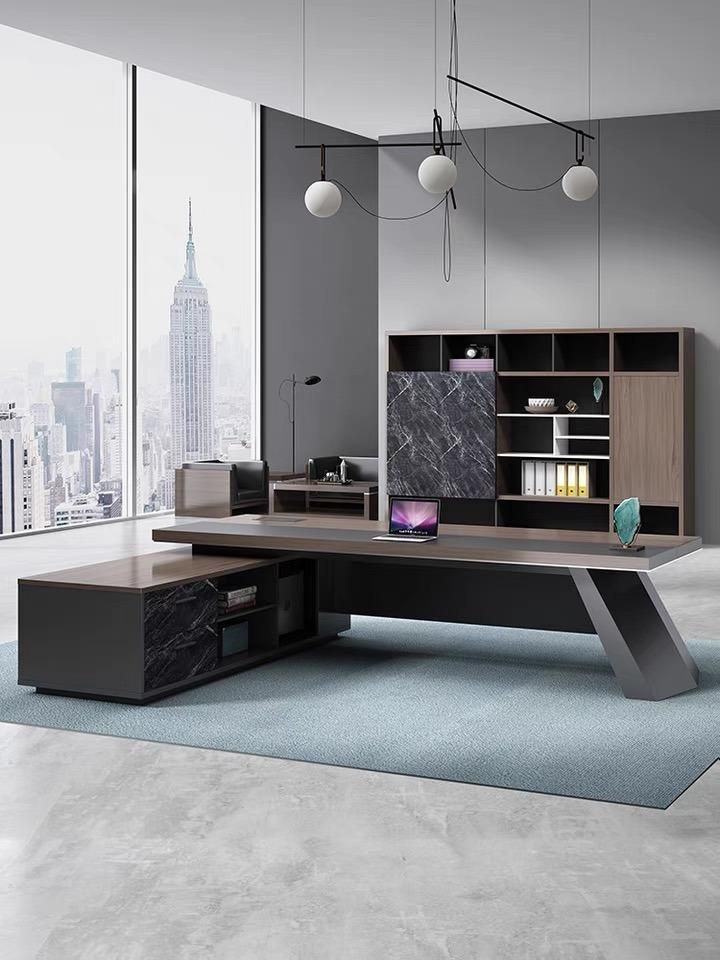 Foshan Design Melamine Board Manager Commercial Office Desk (SZ-OD703)
