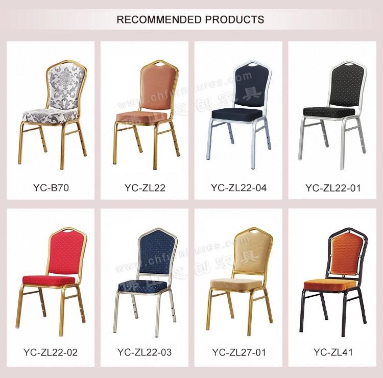 Yc-Zl13-02 Aluminum Used Hotel Banquet Chair for Sale