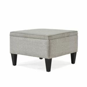 Modern Wooden Fabric Office Home Hotel Outdoor Bedroom Living Room Garden Dining Room Furniture Storage Ottoman Square Pouf Sofa Chair Table